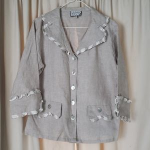 Cottage clothing loose fitting jacket
